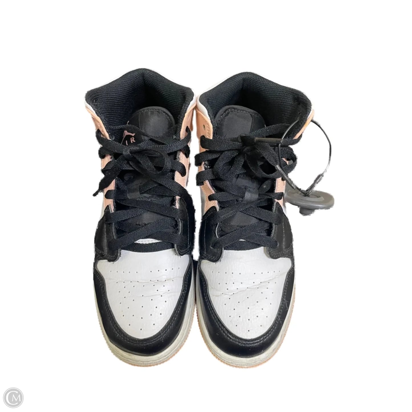 Shoes Luxury Designer By Jordan In Black, Size: 7.5