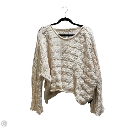 Sweater By Pol In Cream, Size: L