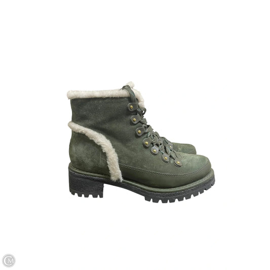 Boots Designer By Tory Burch In Green, Size: 8