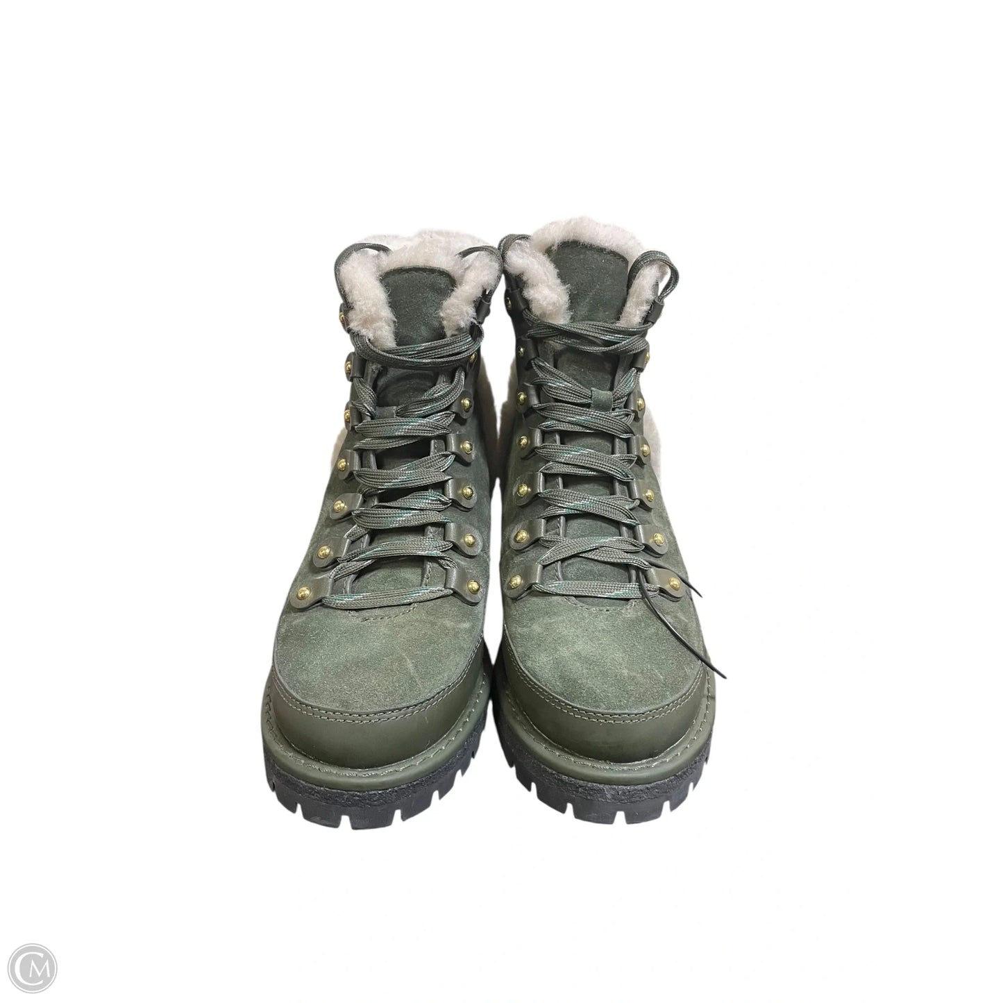 Boots Designer By Tory Burch In Green, Size: 8