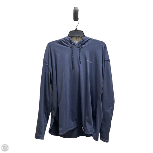 Top Long Sleeve By Columbia In Blue, Size: 2x