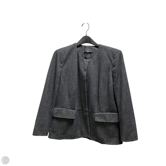 Blazer By Ann Taylor In Grey, Size: L
