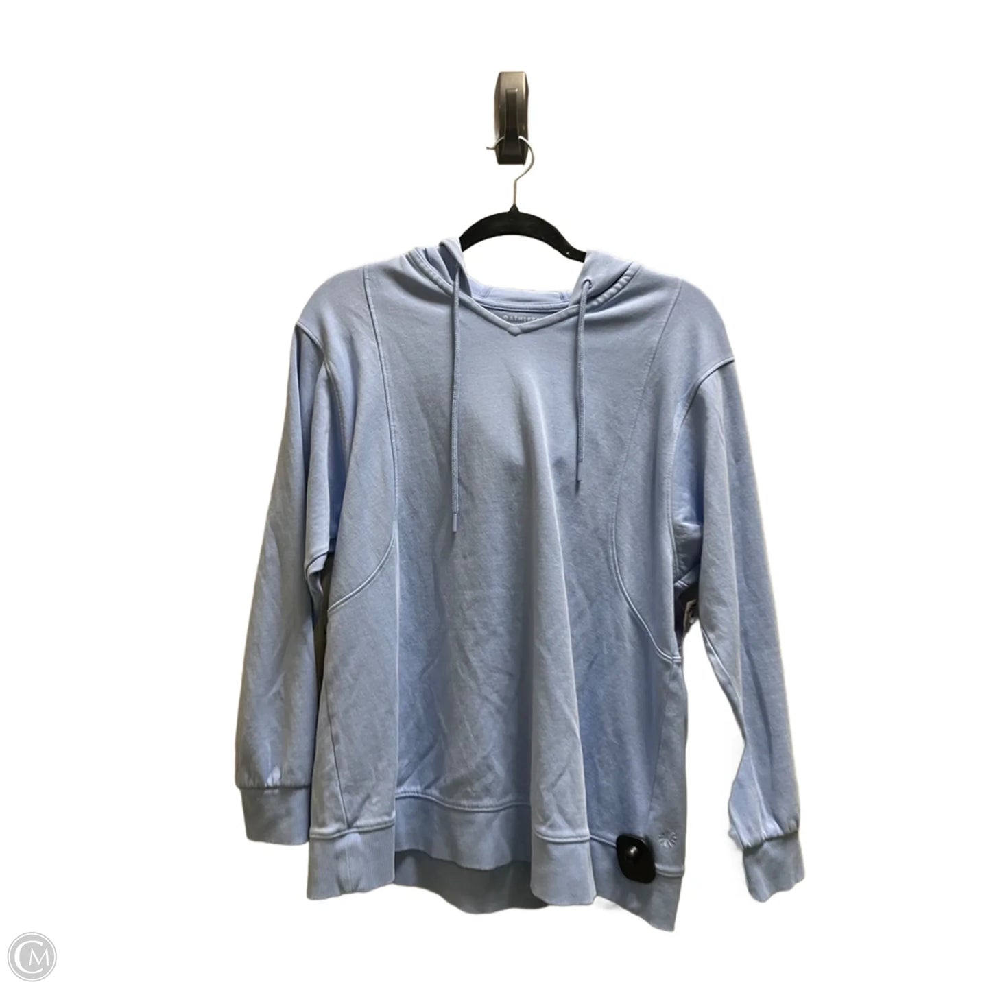 Sweatshirt Hoodie By Athleta In Blue, Size: S