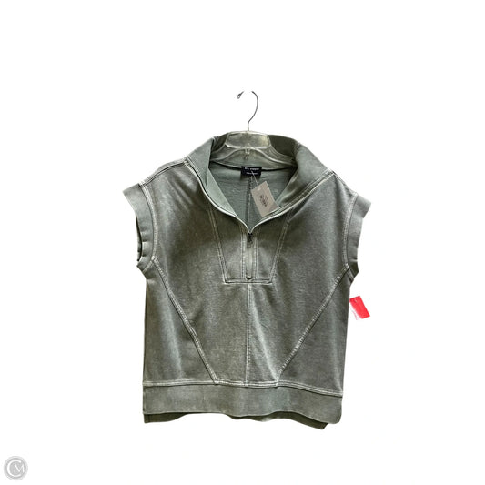 Top Sleeveless By Blu Pepper In Green, Size: L