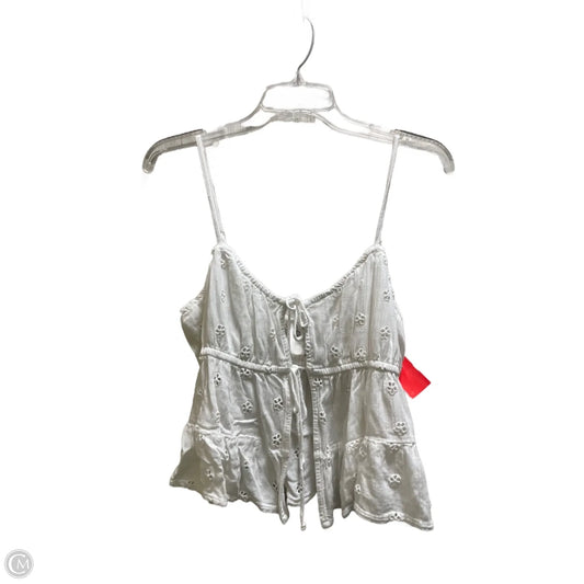 Top Sleeveless By American Eagle In White, Size: L