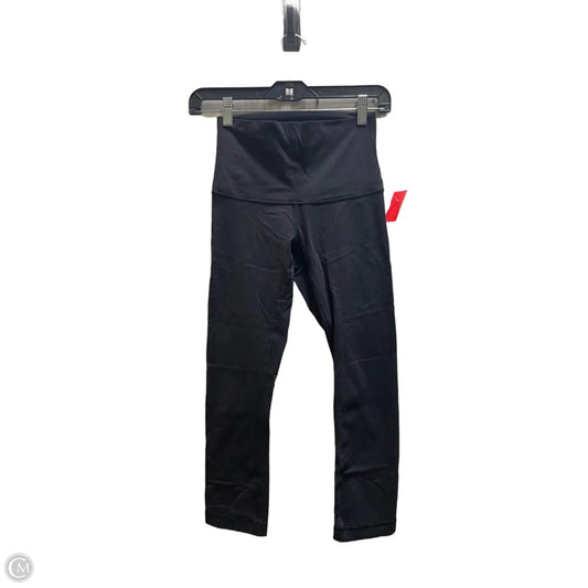 Athletic Capris By Lululemon In Black, Size: 4