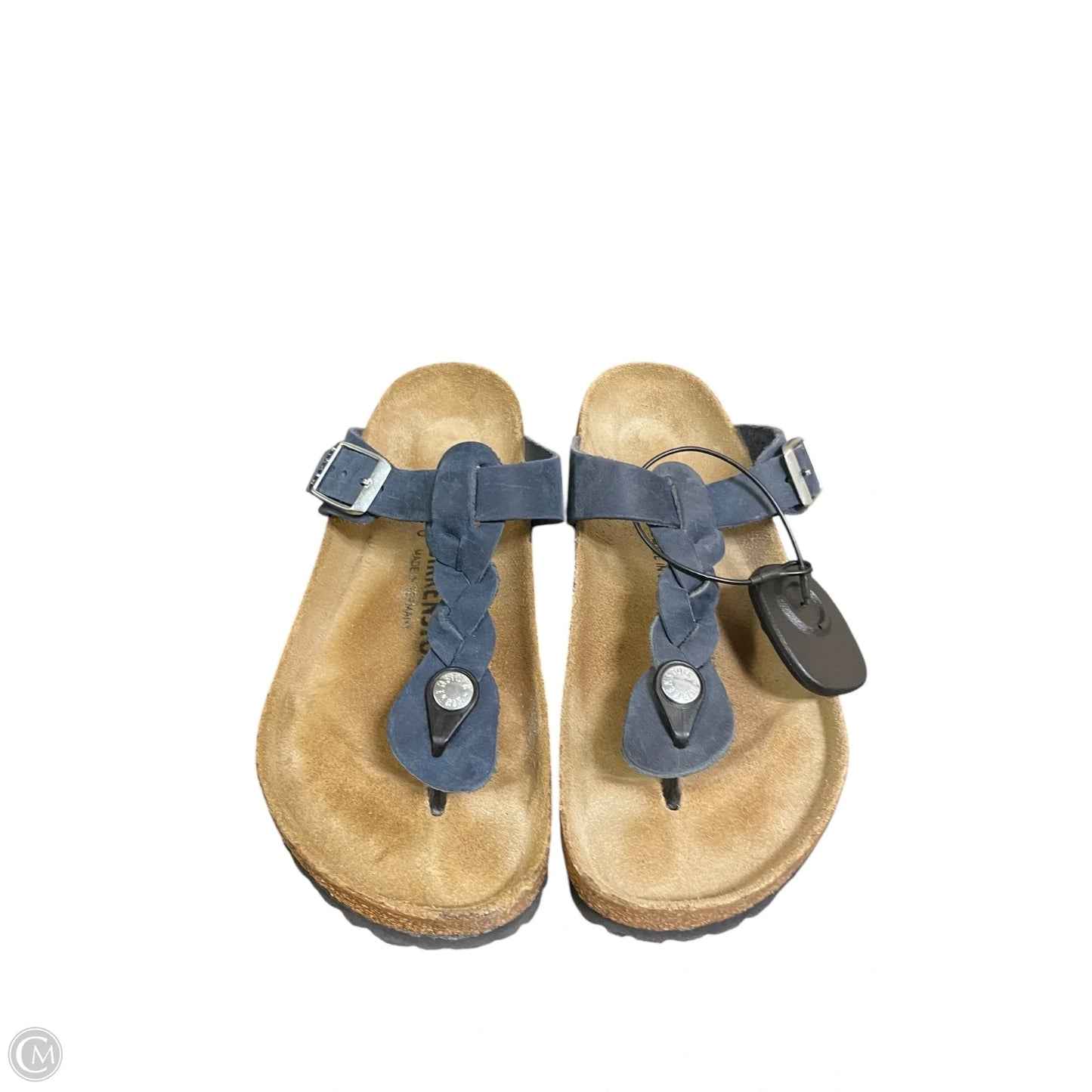 Sandals Flats By Birkenstock In Blue, Size: 5