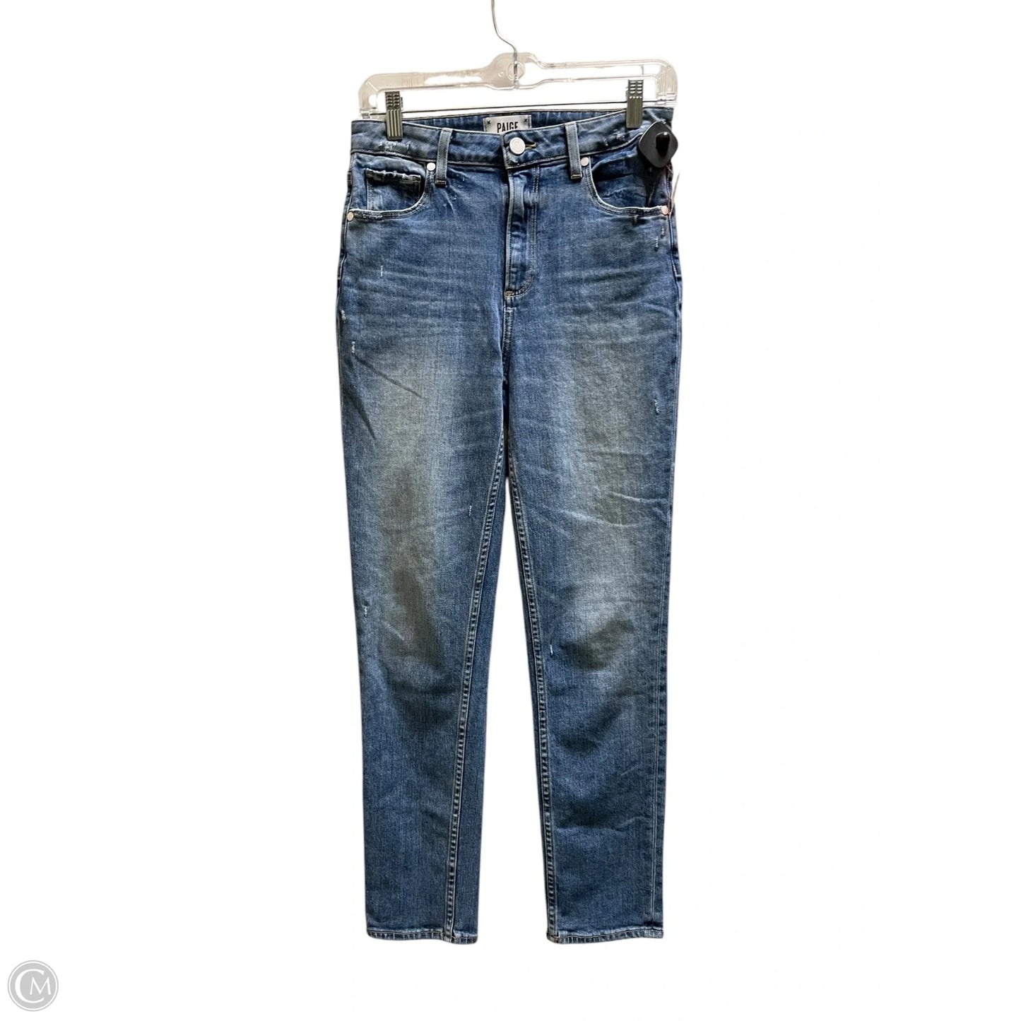 Jeans Skinny By Paige In Blue Denim, Size: 4