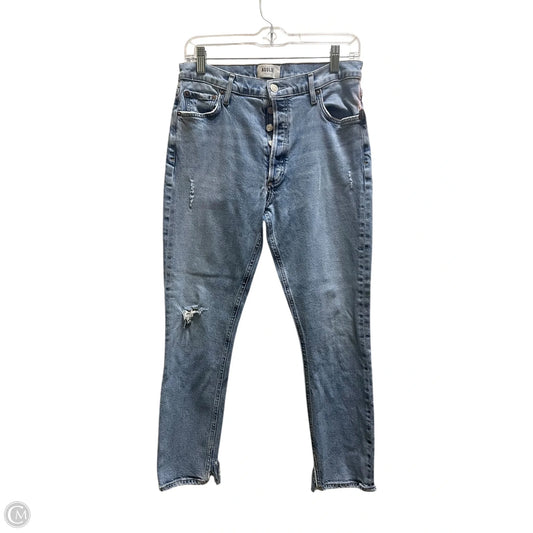 Jeans Skinny By Agolde In Blue Denim, Size: 8