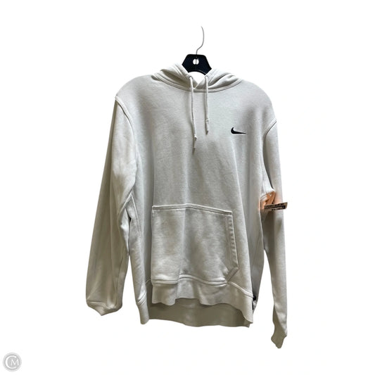 Athletic Sweatshirt Collar By Nike Apparel In White, Size: L