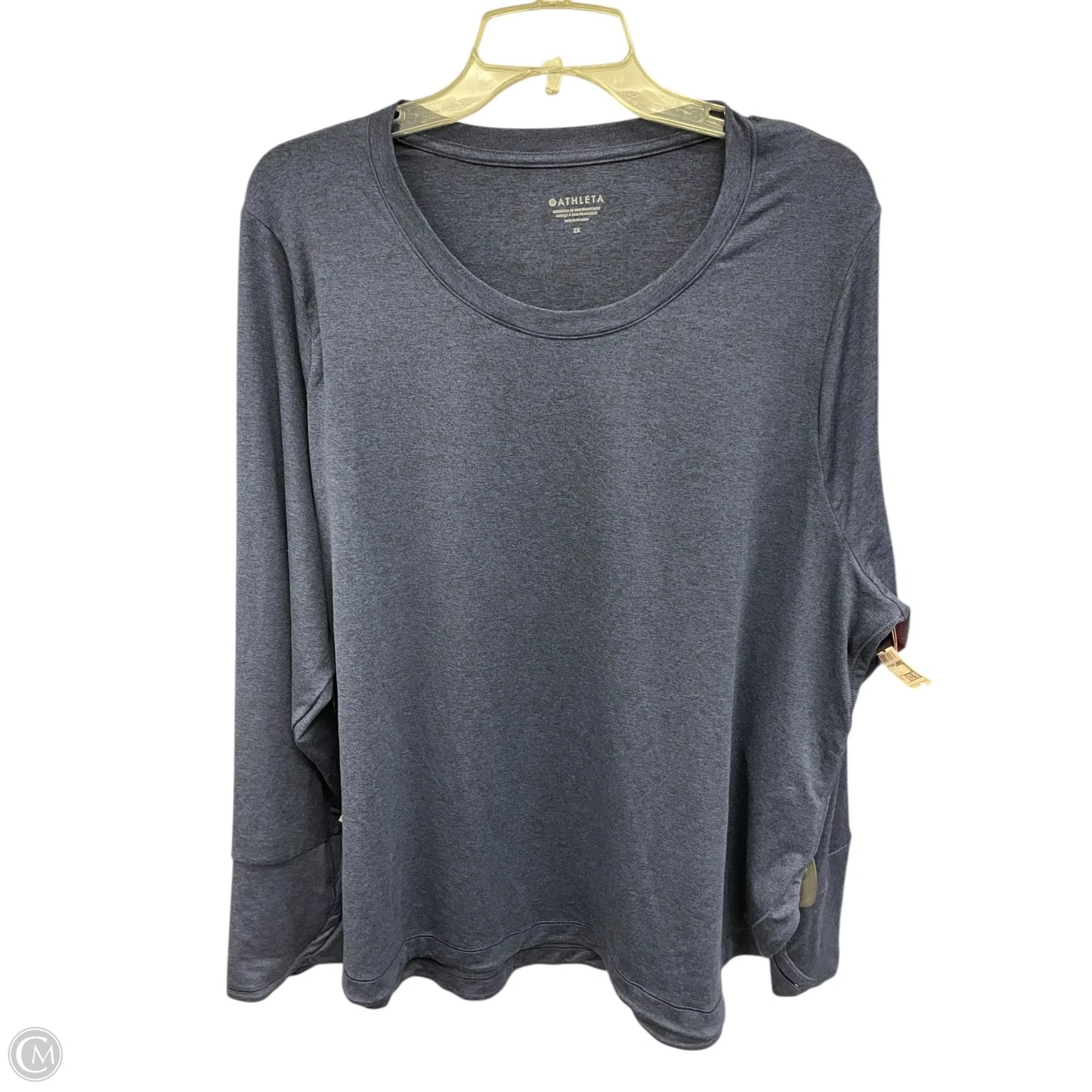 Top Long Sleeve By Athleta In Blue, Size: 2x