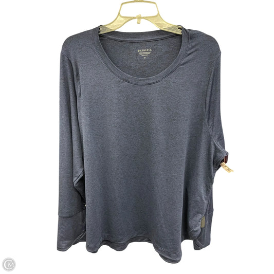 Top Long Sleeve By Athleta In Blue, Size: 2x