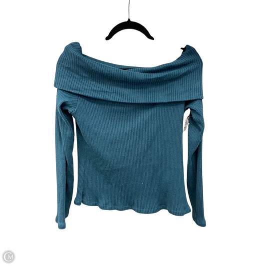 Top Long Sleeve By Madewell In Blue, Size: 2x