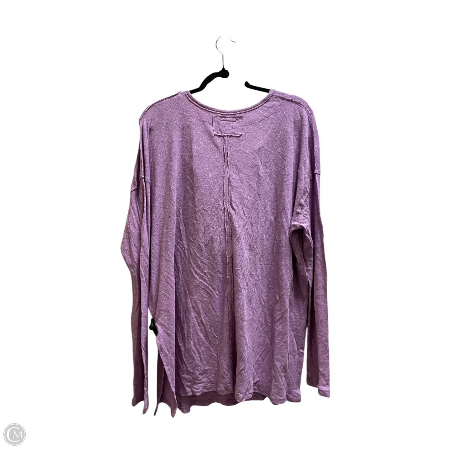 Top Long Sleeve By We The Free In Purple, Size: L
