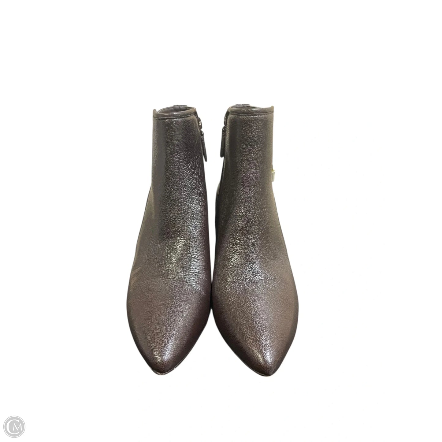 Boots Ankle Heels By Cole-haan In Brown, Size: 8