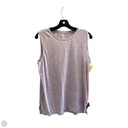 Athletic Tank Top By Lululemon In Pink, Size: M