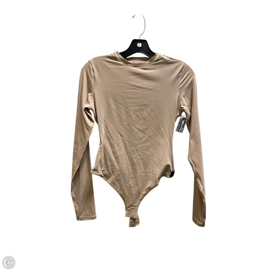 Top Long Sleeve By Skims In Tan, Size: M