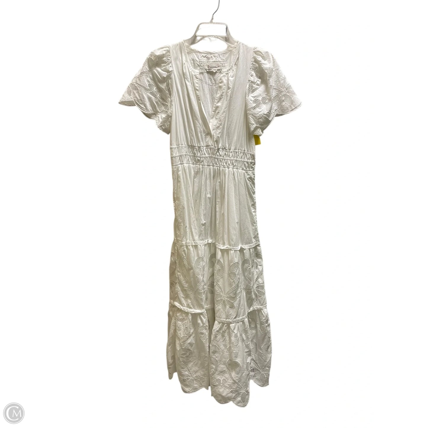 Dress Casual Maxi By Anthropologie In White, Size: S