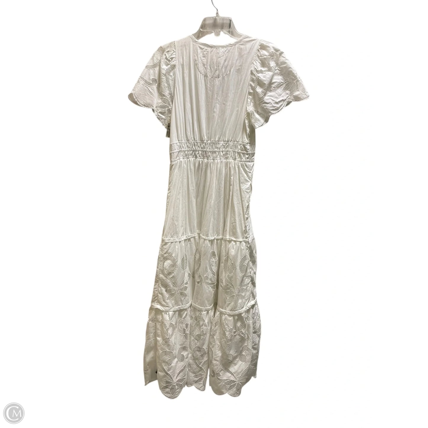 Dress Casual Maxi By Anthropologie In White, Size: S