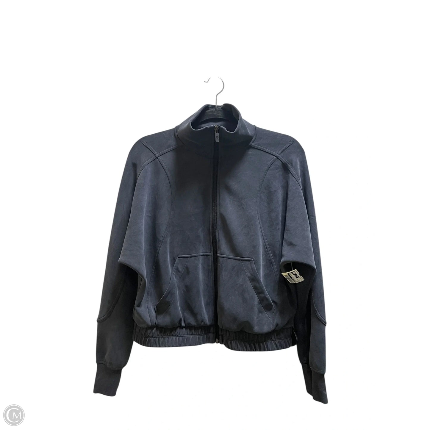 Athletic Sweatshirt Collar By Lululemon In Grey, Size: S