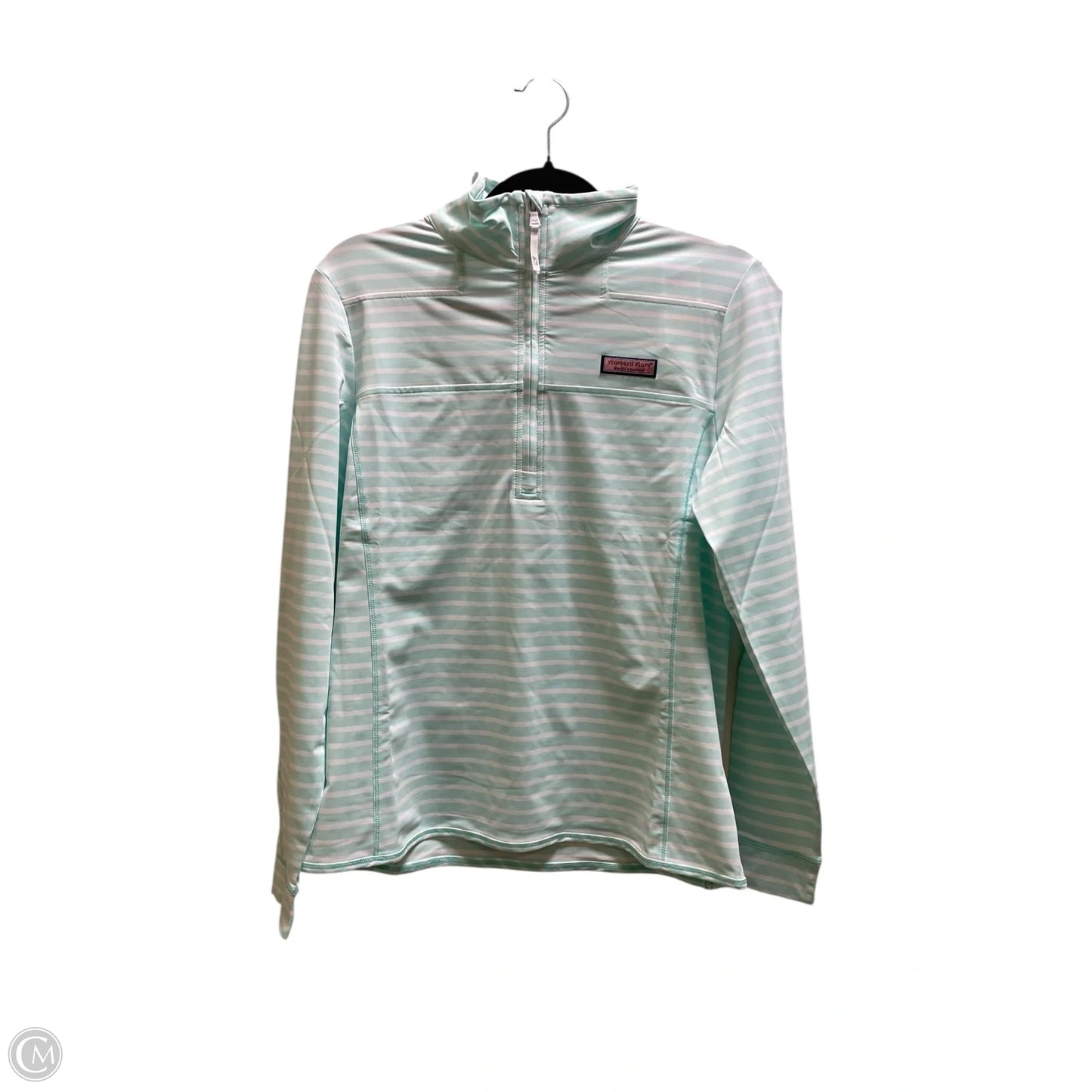 Sweatshirt Collar By Vineyard Vines In Teal, Size: Sp
