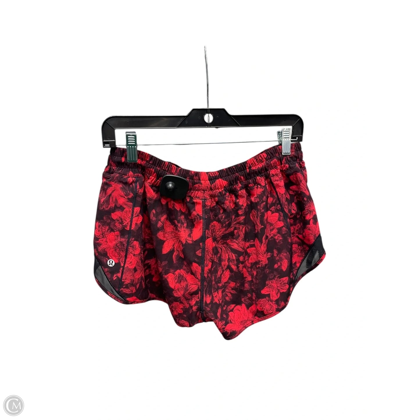 Athletic Shorts By Lululemon In Red, Size: 10