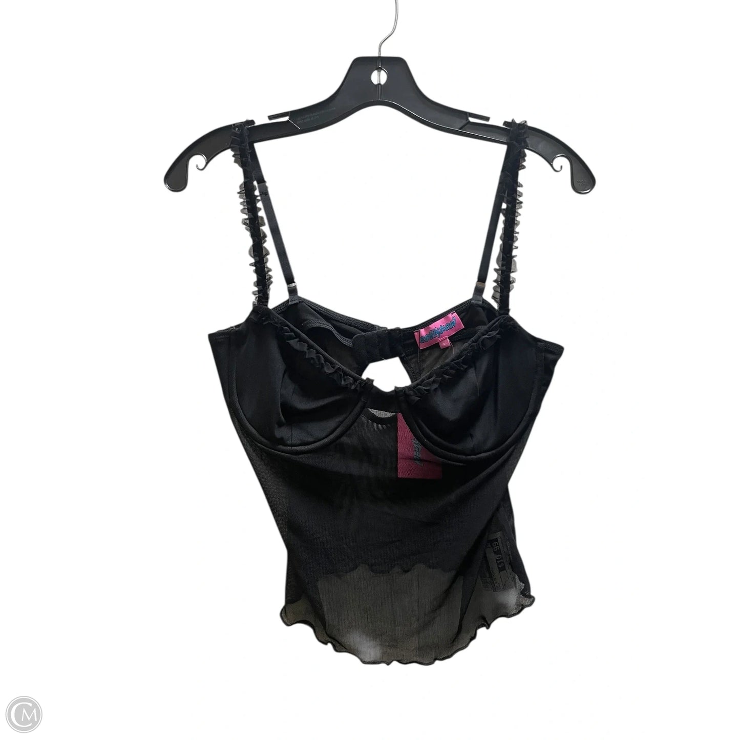 Top Sleeveless By Edikted In Black, Size: L