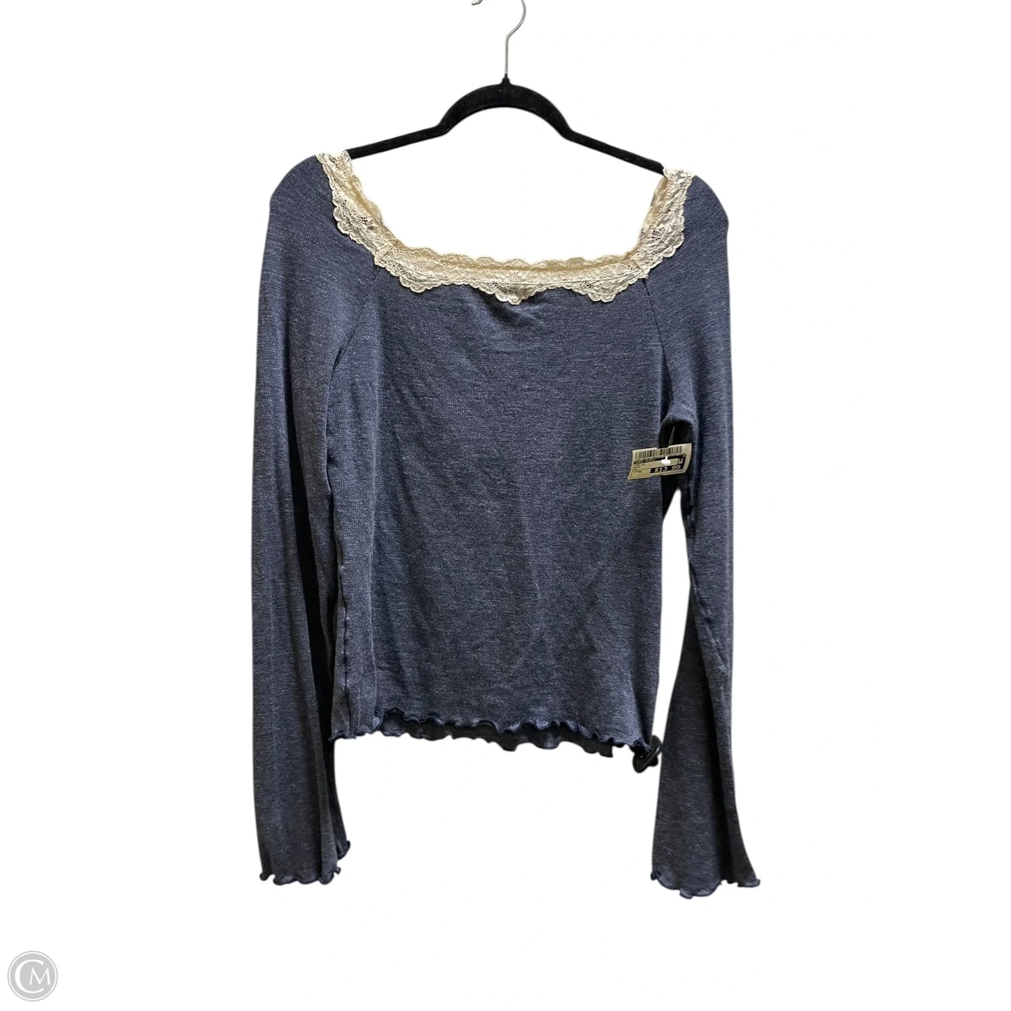 Top Long Sleeve By Free People In Blue, Size: Xl