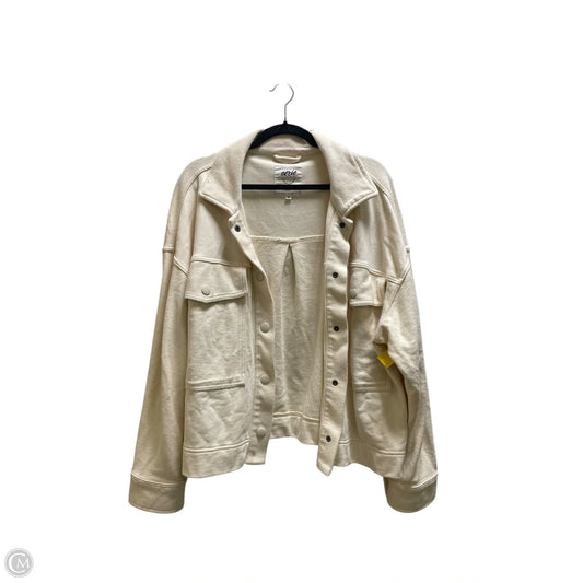 Top Long Sleeve By Aerie In Cream, Size: L