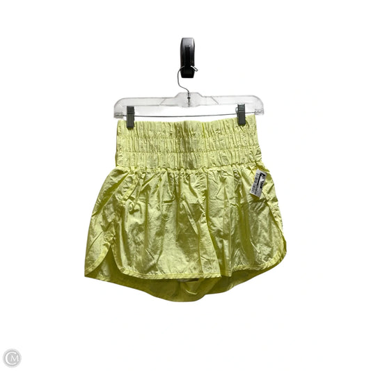 Athletic Shorts By Free People In Yellow, Size: L