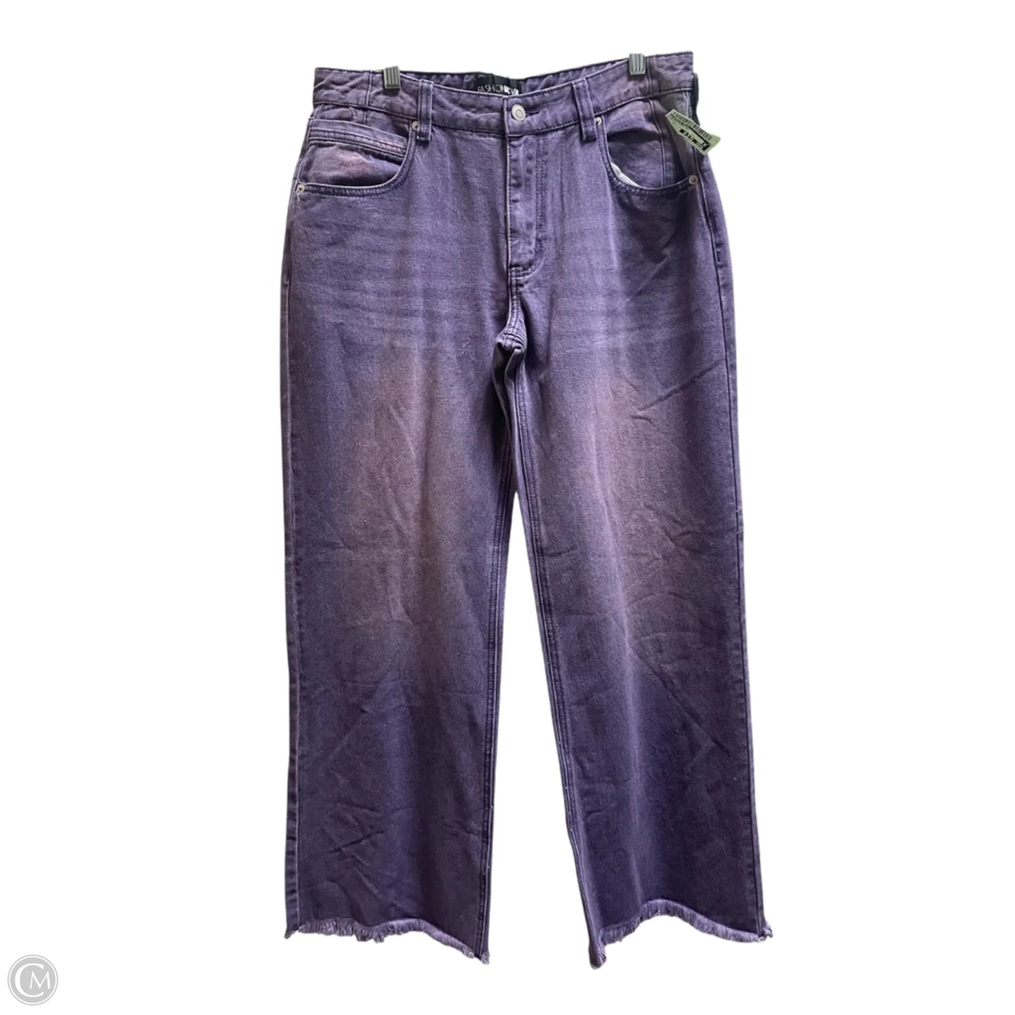Jeans Wide Leg By Fashion Nova In Purple, Size: 10