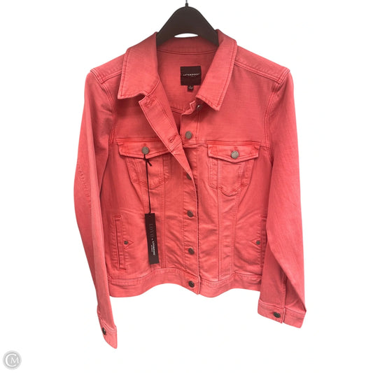 Jacket Denim By Liverpool In Pink, Size: L