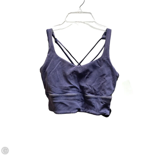Athletic Bra By Lululemon In Purple, Size: 4