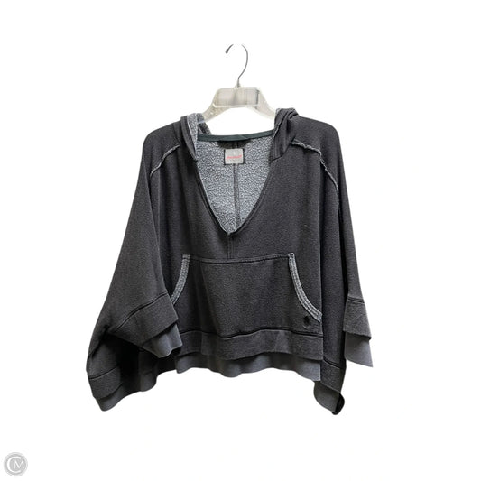 Sweatshirt Hoodie By Free People In Grey, Size: Xs
