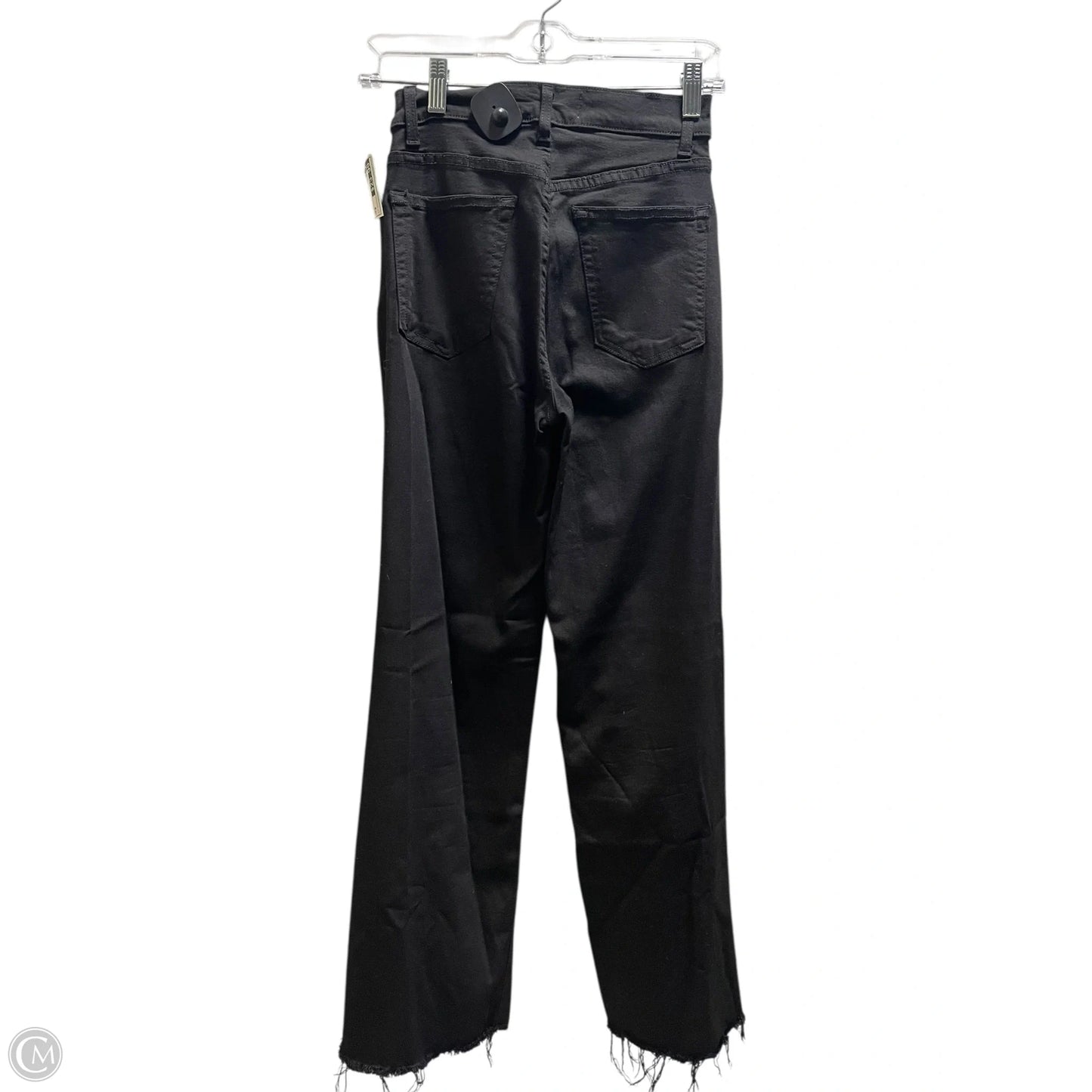 Jeans Straight By Reformation In Black, Size: 0