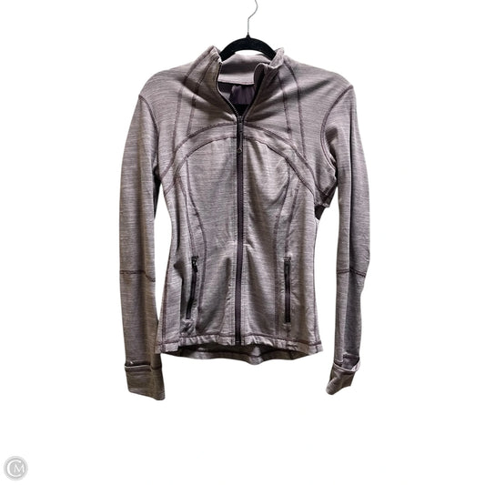 Athletic Jacket By Lululemon In Purple, Size: 8