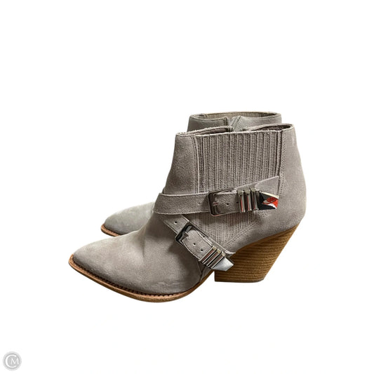 Boots Ankle Heels By Jeffrey Campbell In Brown, Size: 9.5