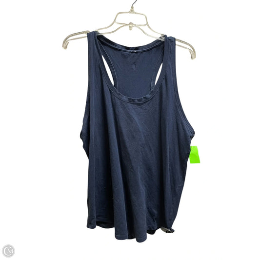 Athletic Tank Top By Lululemon In Navy, Size: L
