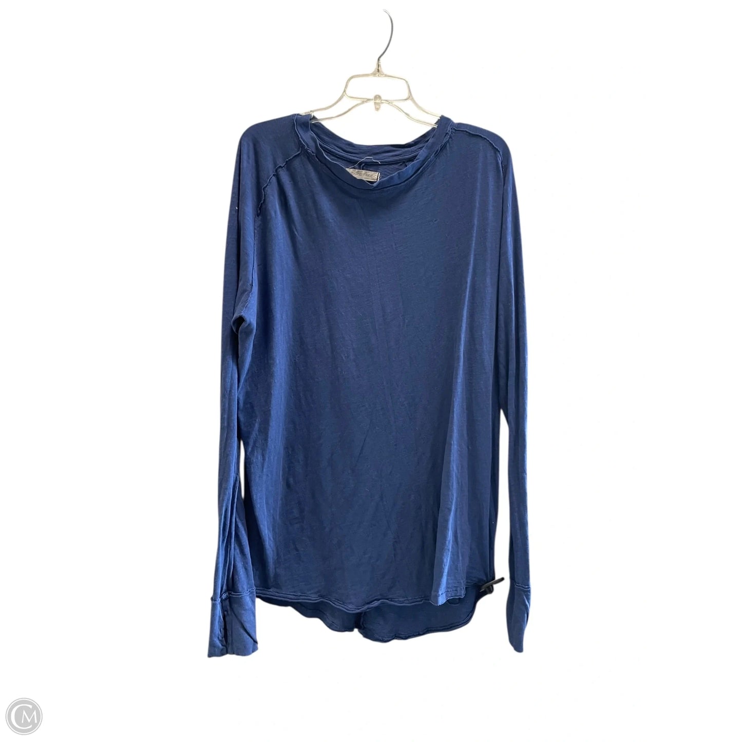 Top Long Sleeve By We The Free In Blue, Size: L
