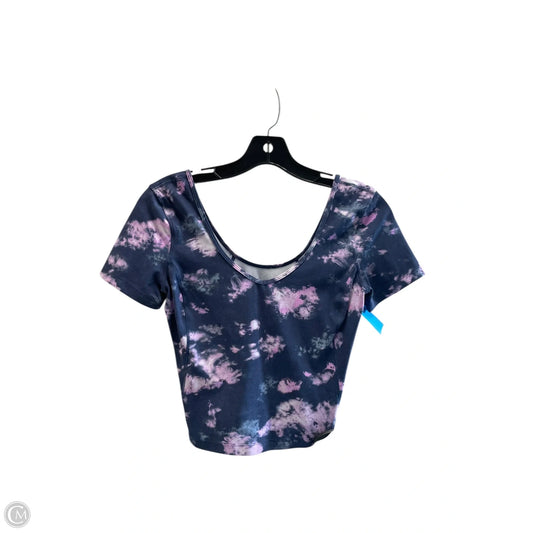 Athletic Top Short Sleeve By Lululemon In Purple, Size: S