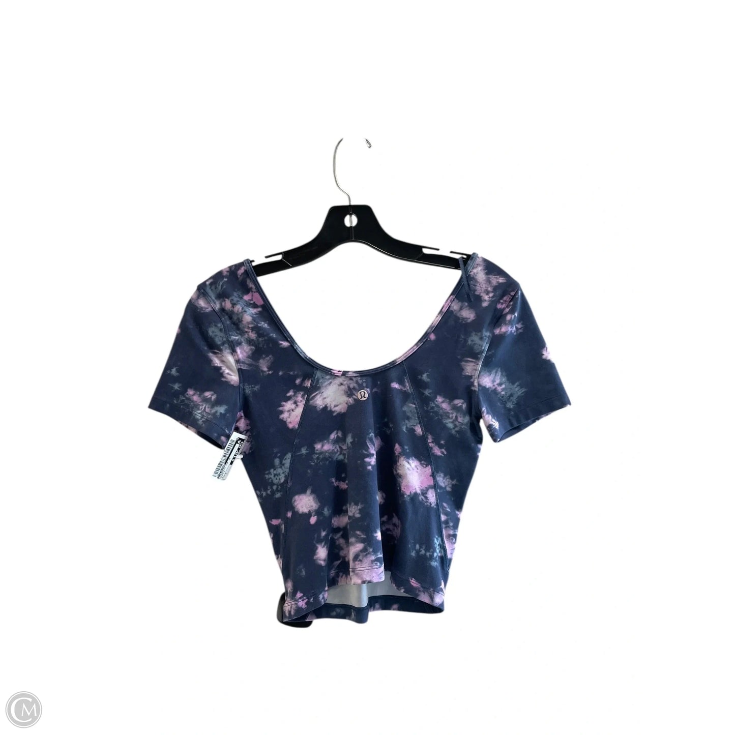 Athletic Top Short Sleeve By Lululemon In Purple, Size: S