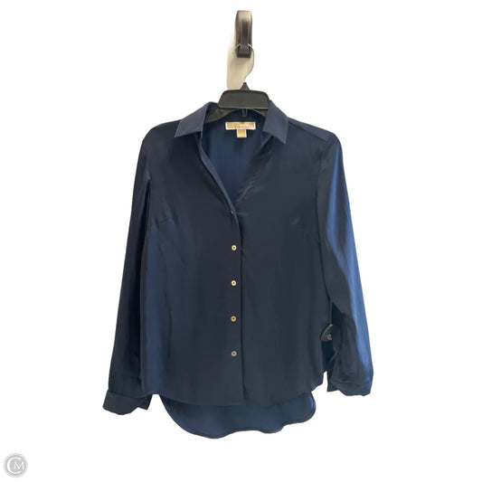 Top Long Sleeve By Michael By Michael Kors In Navy, Size: S