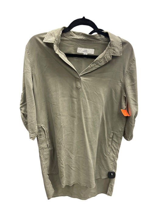 Top Long Sleeve By Thread And Supply In Green, Size: M