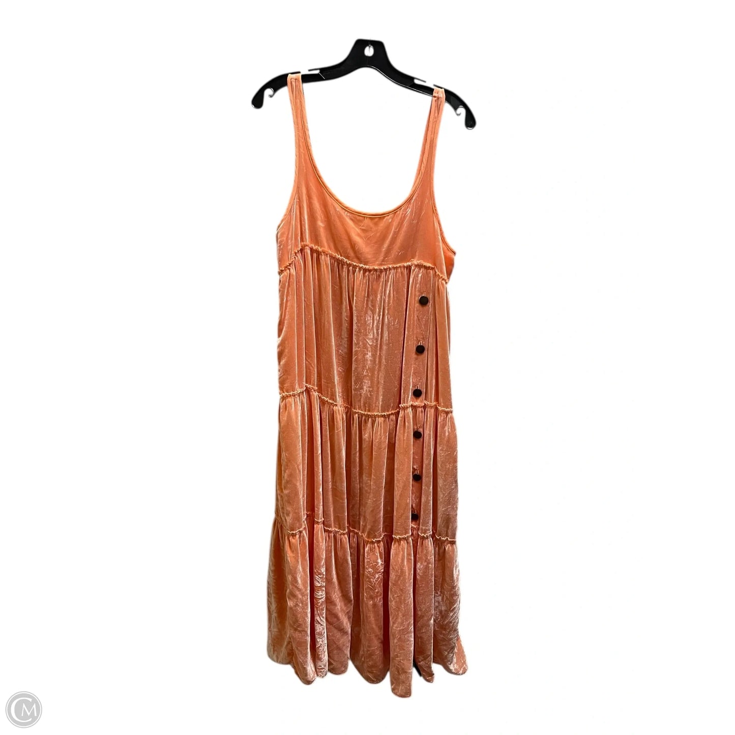 Dress Casual Maxi By Free People In Orange, Size: Xs