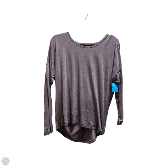 Athletic Top Long Sleeve Collar By Lululemon In Purple, Size: M