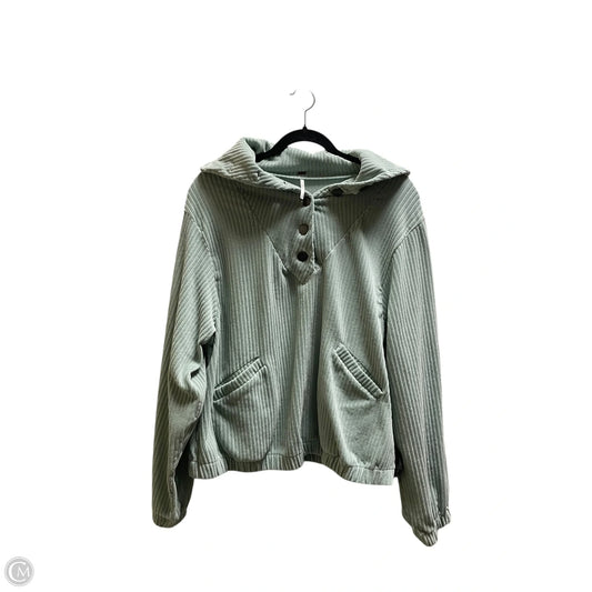 Top Long Sleeve By Free People In Green, Size: M