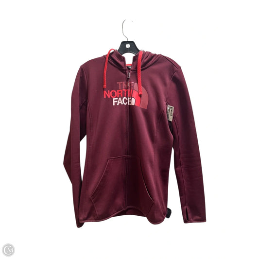 Athletic Jacket By The North Face In Red, Size: M