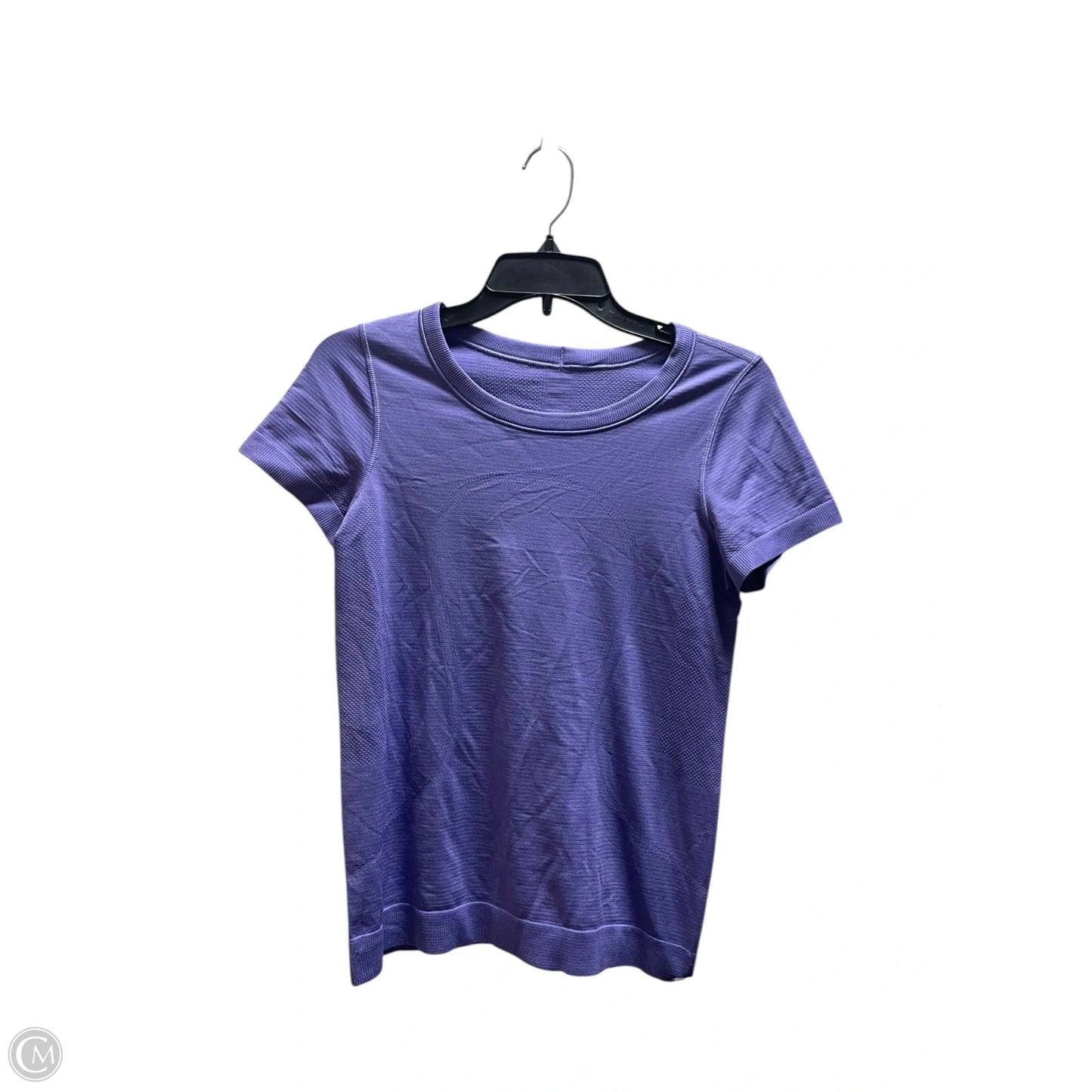Athletic Top Short Sleeve By Lululemon In Purple, Size: S