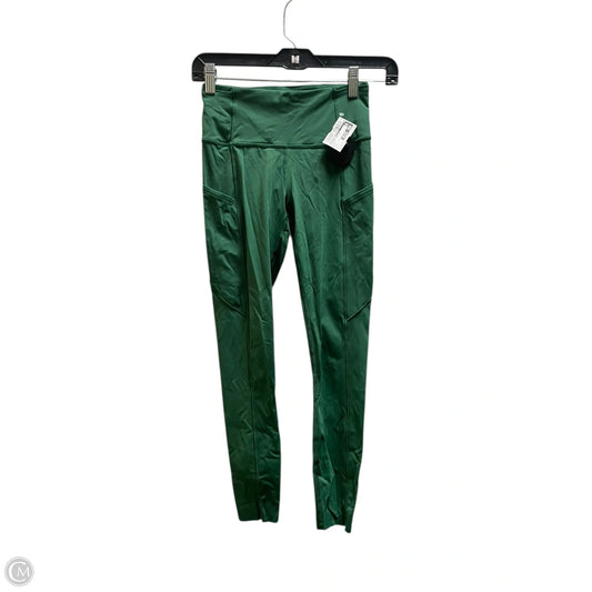 Athletic Leggings By Lululemon In Green, Size: 4