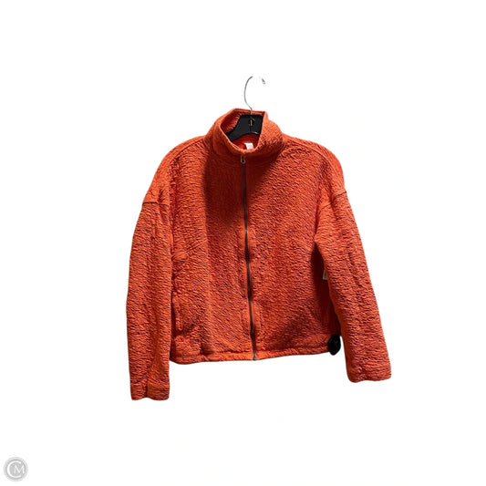 Athletic Sweatshirt Collar By Lululemon In Orange, Size: 4